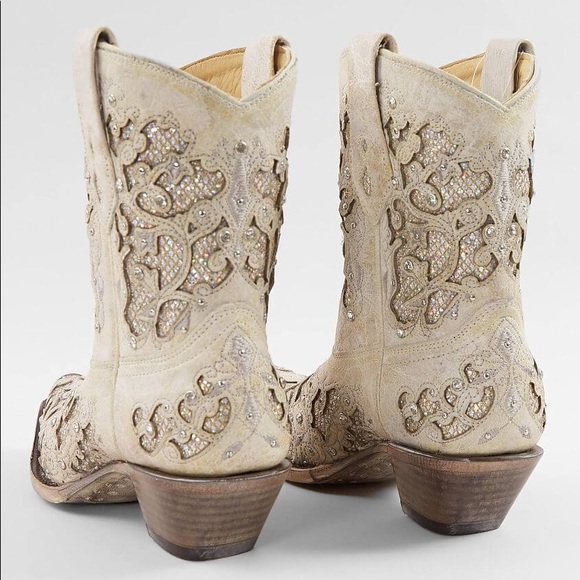 Corral NEW metallic glitter inlay & crystal boots - Picture 7 of 8